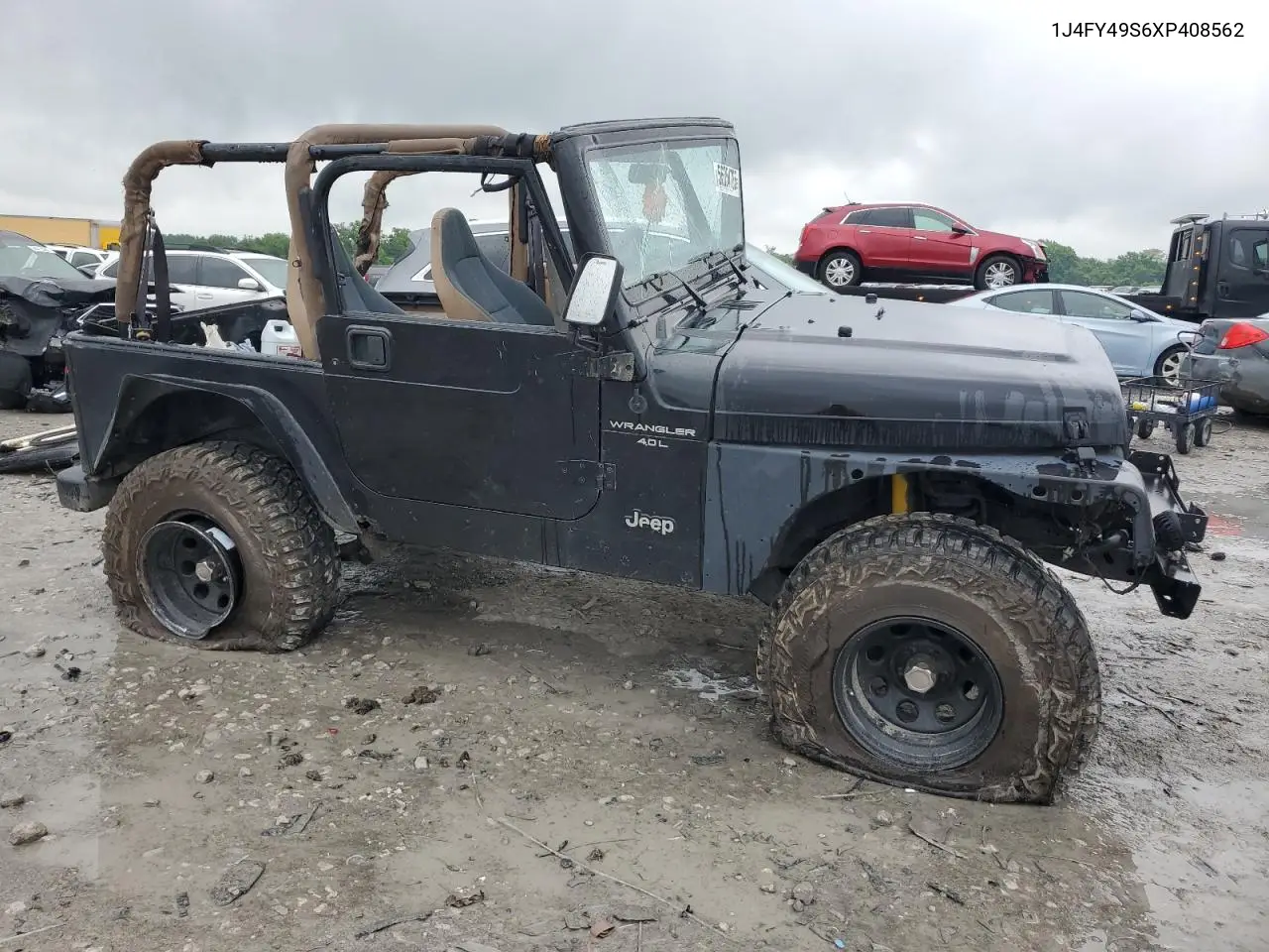 1999 Jeep Wrangler / Tj Sahara VIN: 1J4FY49S6XP408562 Lot: 56354785