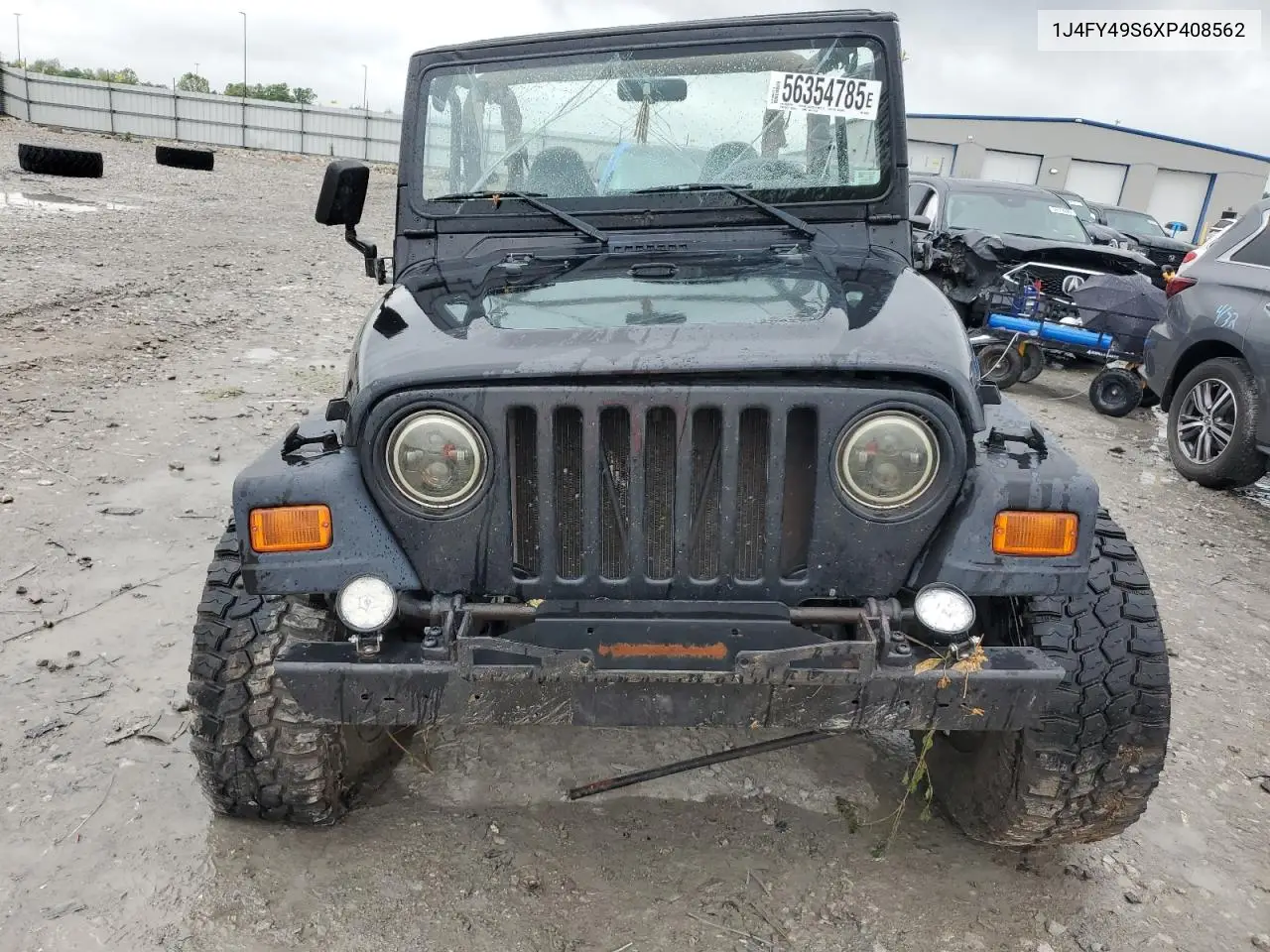 1999 Jeep Wrangler / Tj Sahara VIN: 1J4FY49S6XP408562 Lot: 56354785