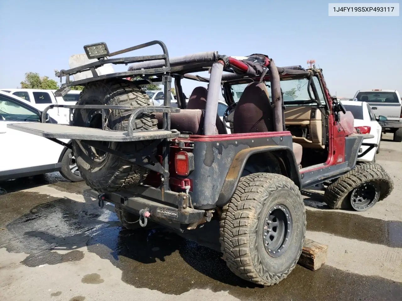1999 Jeep Wrangler / Tj Sport VIN: 1J4FY19S5XP493117 Lot: 57490792