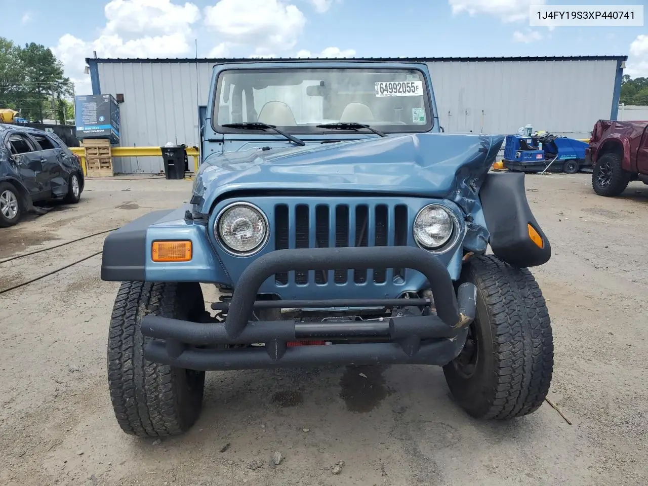 1999 Jeep Wrangler / Tj Sport VIN: 1J4FY19S3XP440741 Lot: 64992055