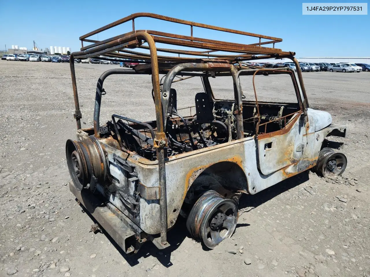 2000 Jeep Wrangler / Tj Se VIN: 1J4FA29P2YP797531 Lot: 56058845