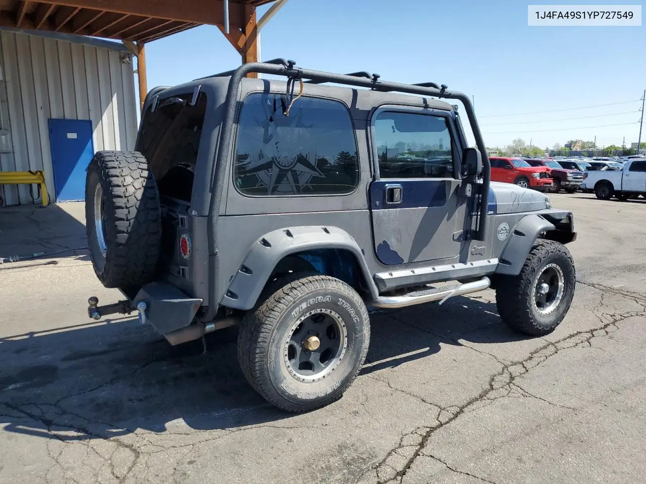 2000 Jeep Wrangler / Tj Sport VIN: 1J4FA49S1YP727549 Lot: 56125015