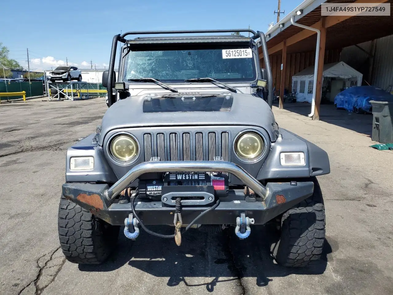 2000 Jeep Wrangler / Tj Sport VIN: 1J4FA49S1YP727549 Lot: 56125015