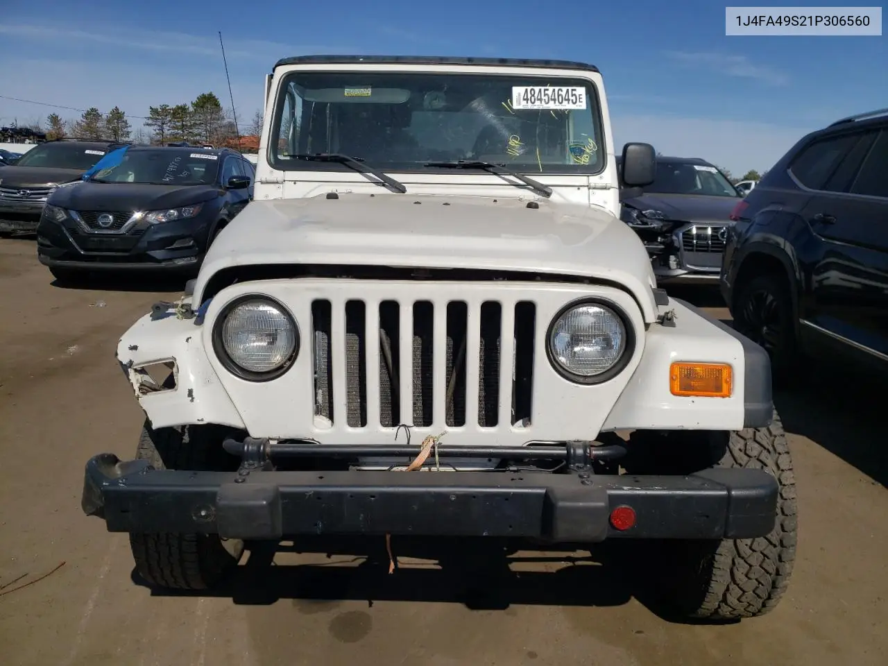 2001 Jeep Wrangler / Tj Sport VIN: 1J4FA49S21P306560 Lot: 48454645