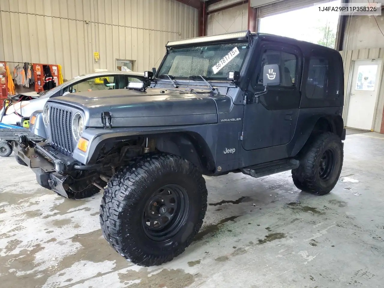 2001 Jeep Wrangler / Tj Se VIN: 1J4FA29P11P358326 Lot: 56181715