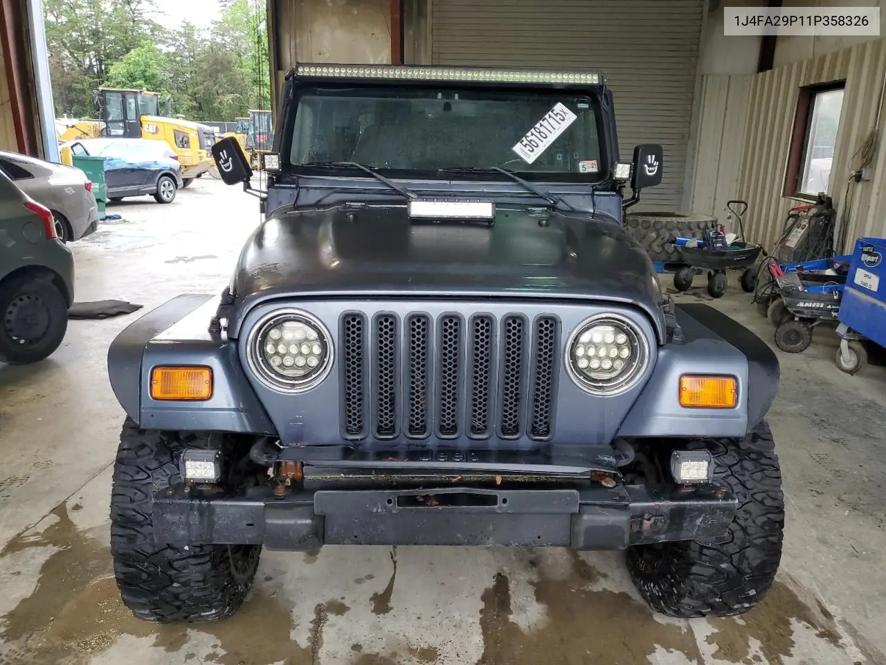 2001 Jeep Wrangler / Tj Se VIN: 1J4FA29P11P358326 Lot: 56181715