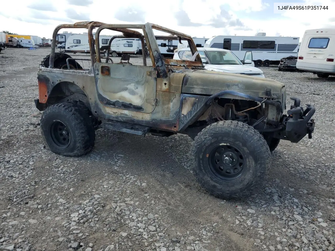 2001 Jeep Wrangler / Tj Sport VIN: 1J4FA49S61P351744 Lot: 56193625