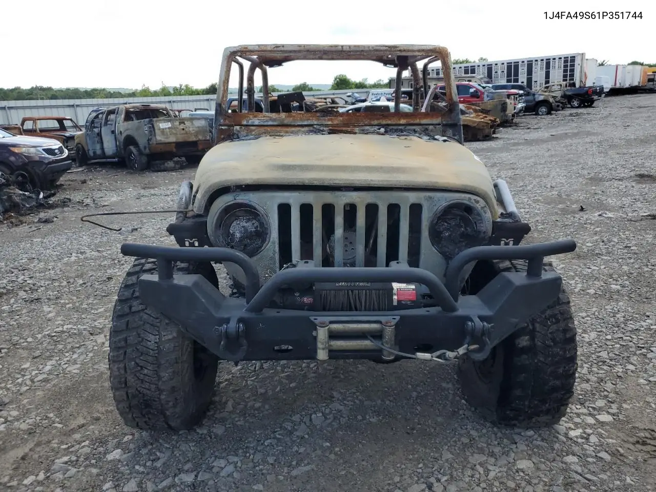 2001 Jeep Wrangler / Tj Sport VIN: 1J4FA49S61P351744 Lot: 56193625