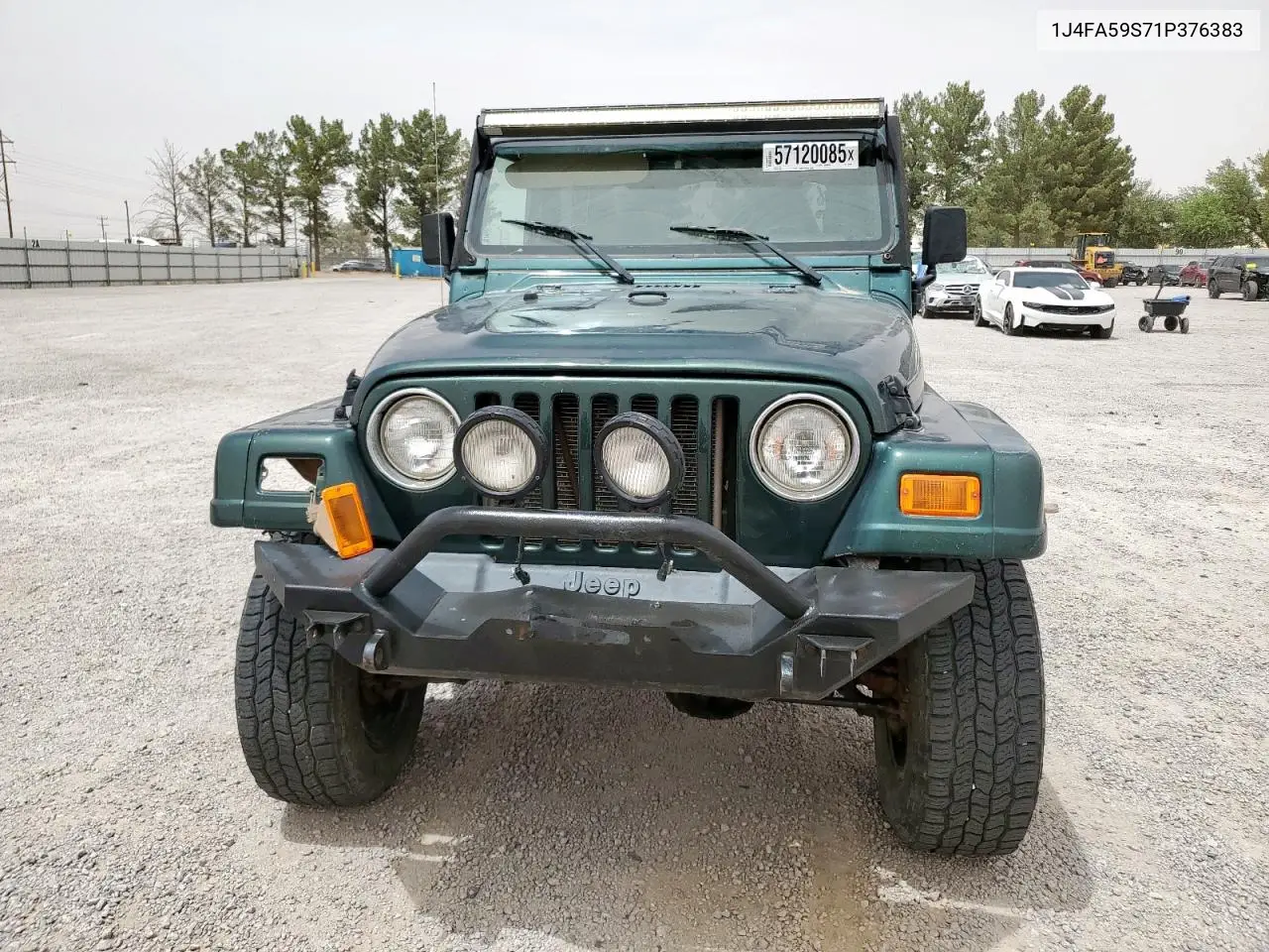 2001 Jeep Wrangler / Tj Sahara VIN: 1J4FA59S71P376383 Lot: 57120085