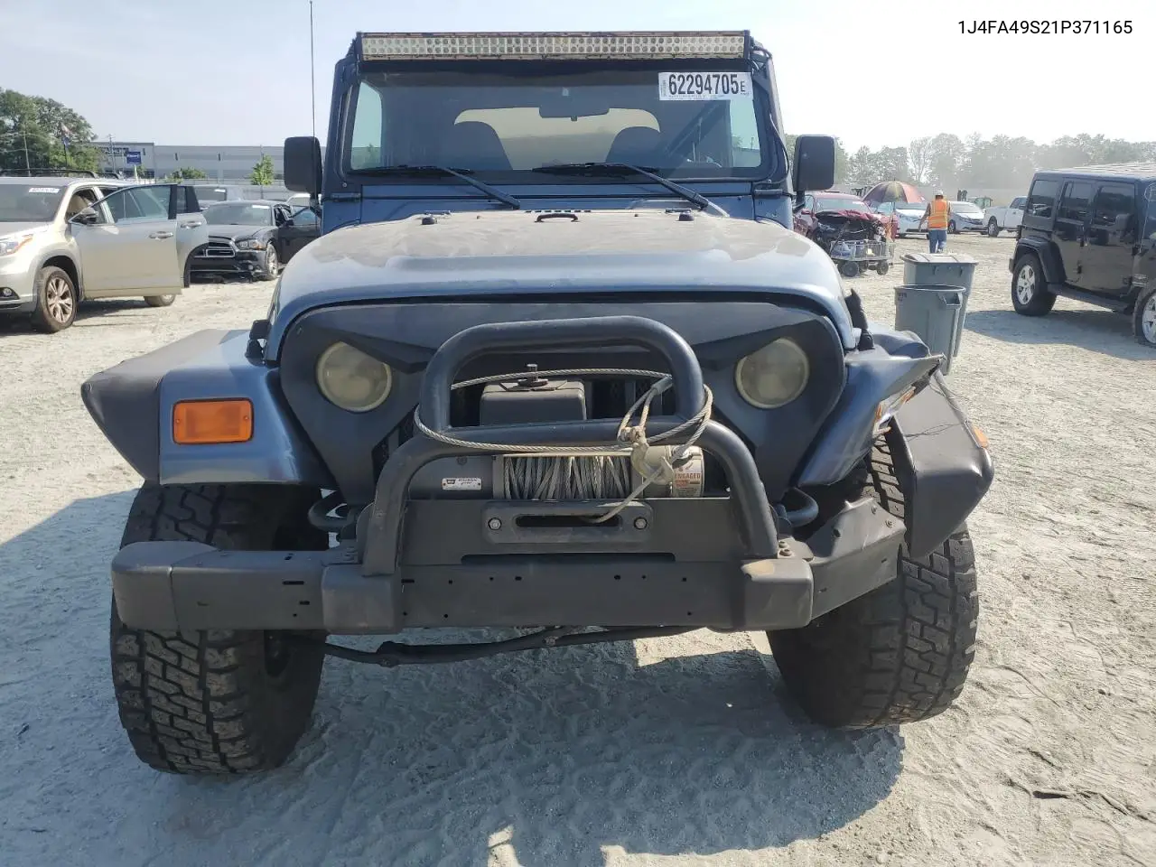 2001 Jeep Wrangler / Tj Sport VIN: 1J4FA49S21P371165 Lot: 62294705
