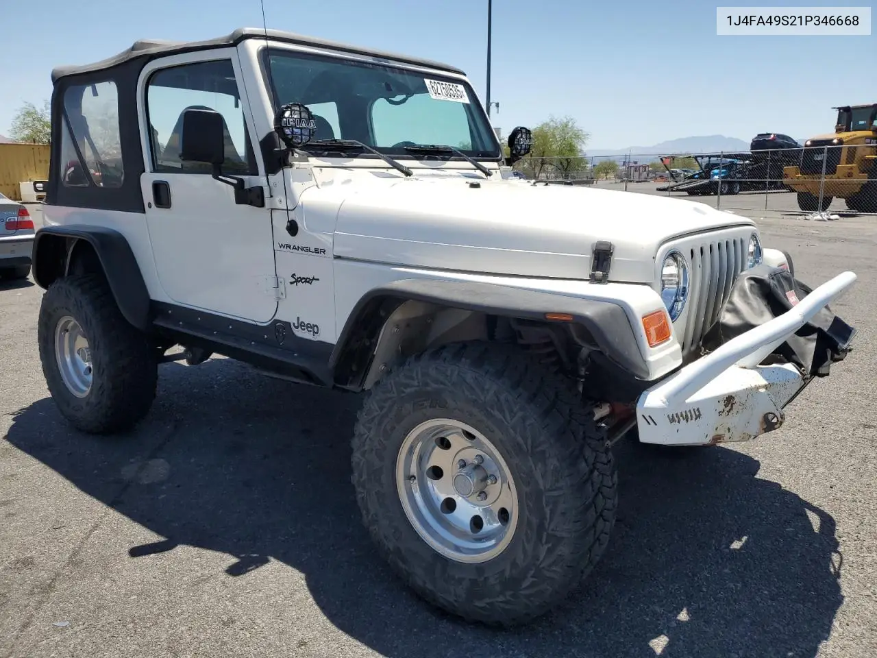 2001 Jeep Wrangler / Tj Sport VIN: 1J4FA49S21P346668 Lot: 62750535