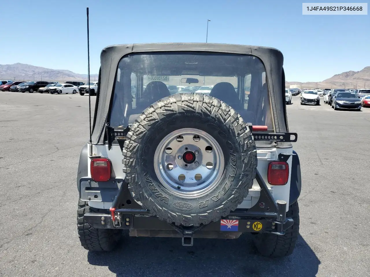 2001 Jeep Wrangler / Tj Sport VIN: 1J4FA49S21P346668 Lot: 62750535