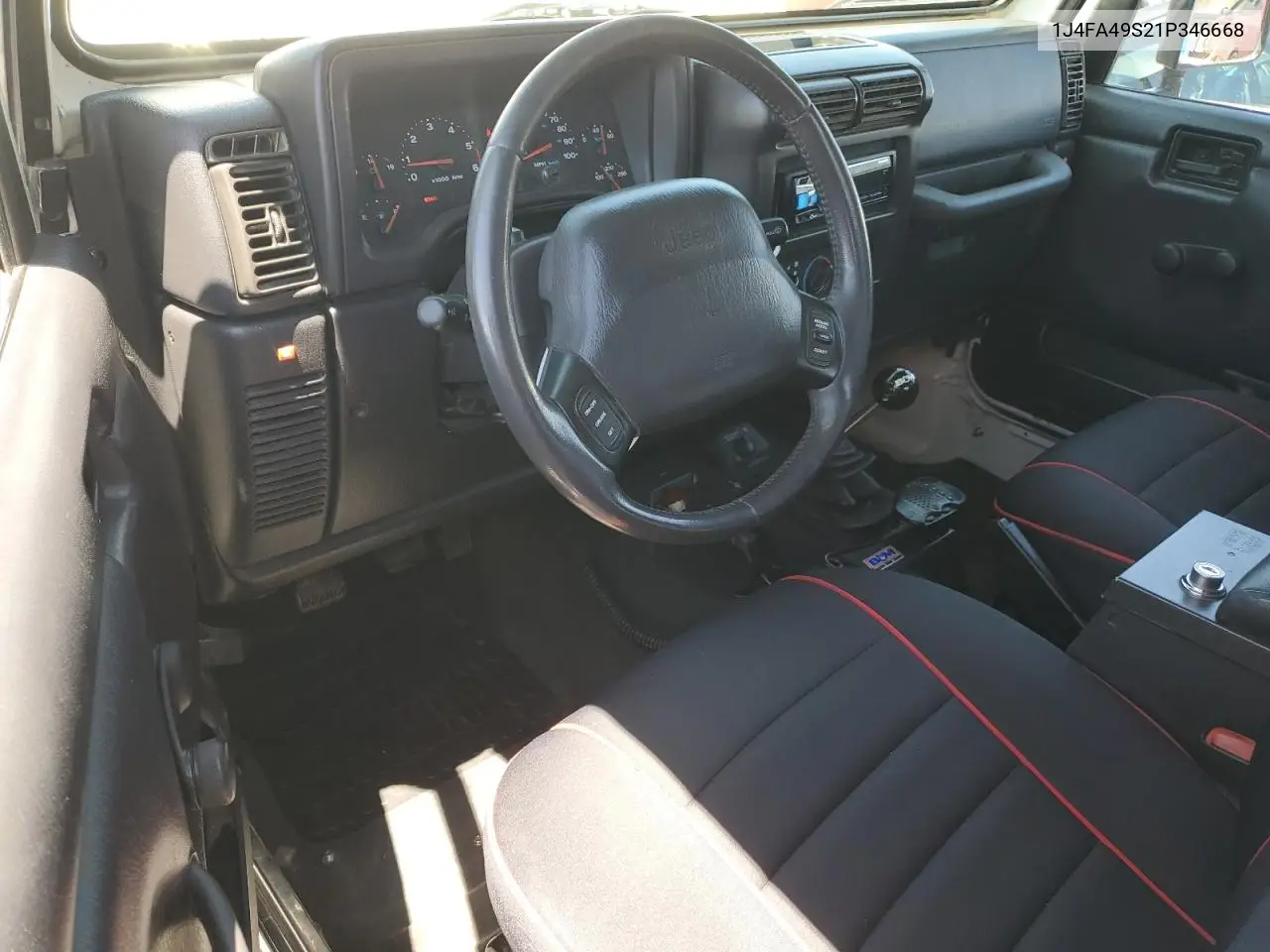 2001 Jeep Wrangler / Tj Sport VIN: 1J4FA49S21P346668 Lot: 62750535