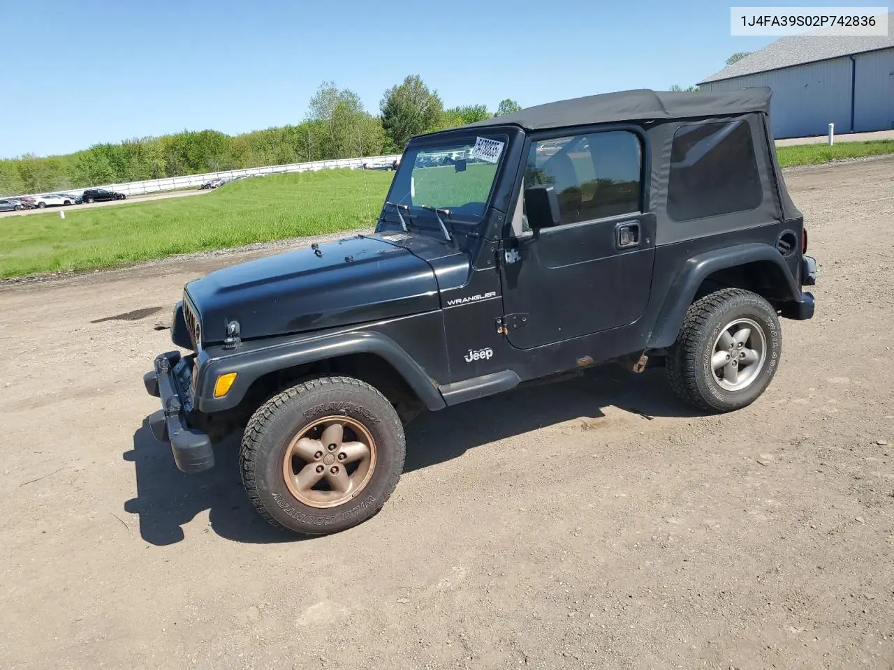 2002 Jeep Wrangler / Tj X VIN: 1J4FA39S02P742836 Lot: 54780835