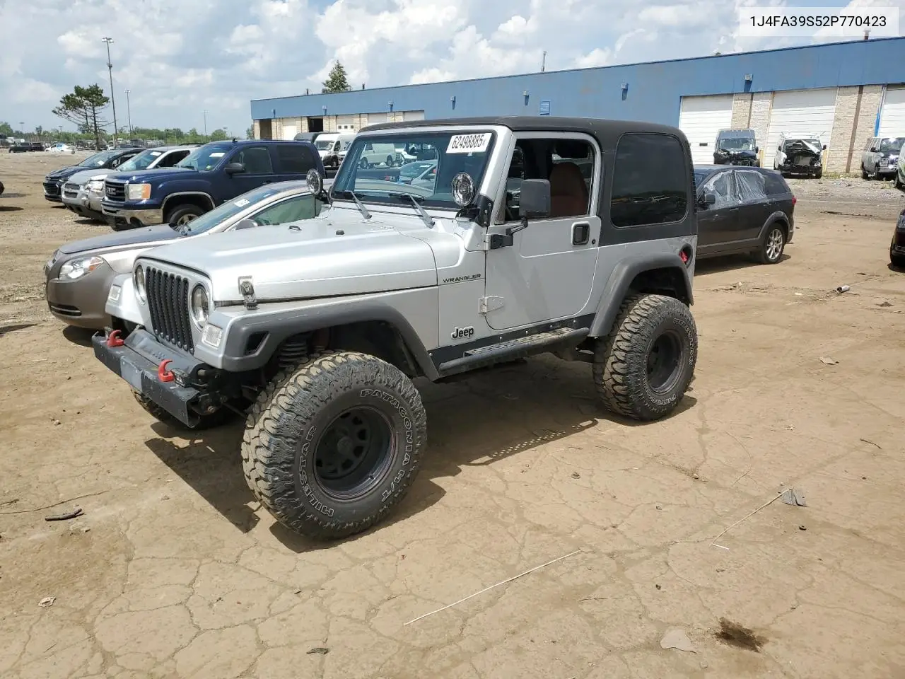 2002 Jeep Wrangler / Tj X VIN: 1J4FA39S52P770423 Lot: 62498885