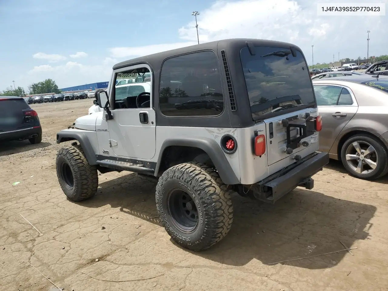 2002 Jeep Wrangler / Tj X VIN: 1J4FA39S52P770423 Lot: 62498885