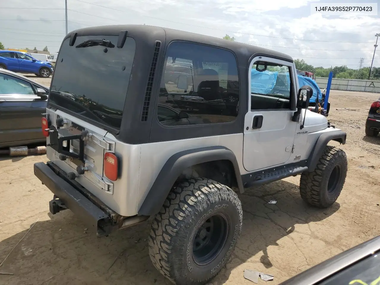 2002 Jeep Wrangler / Tj X VIN: 1J4FA39S52P770423 Lot: 62498885