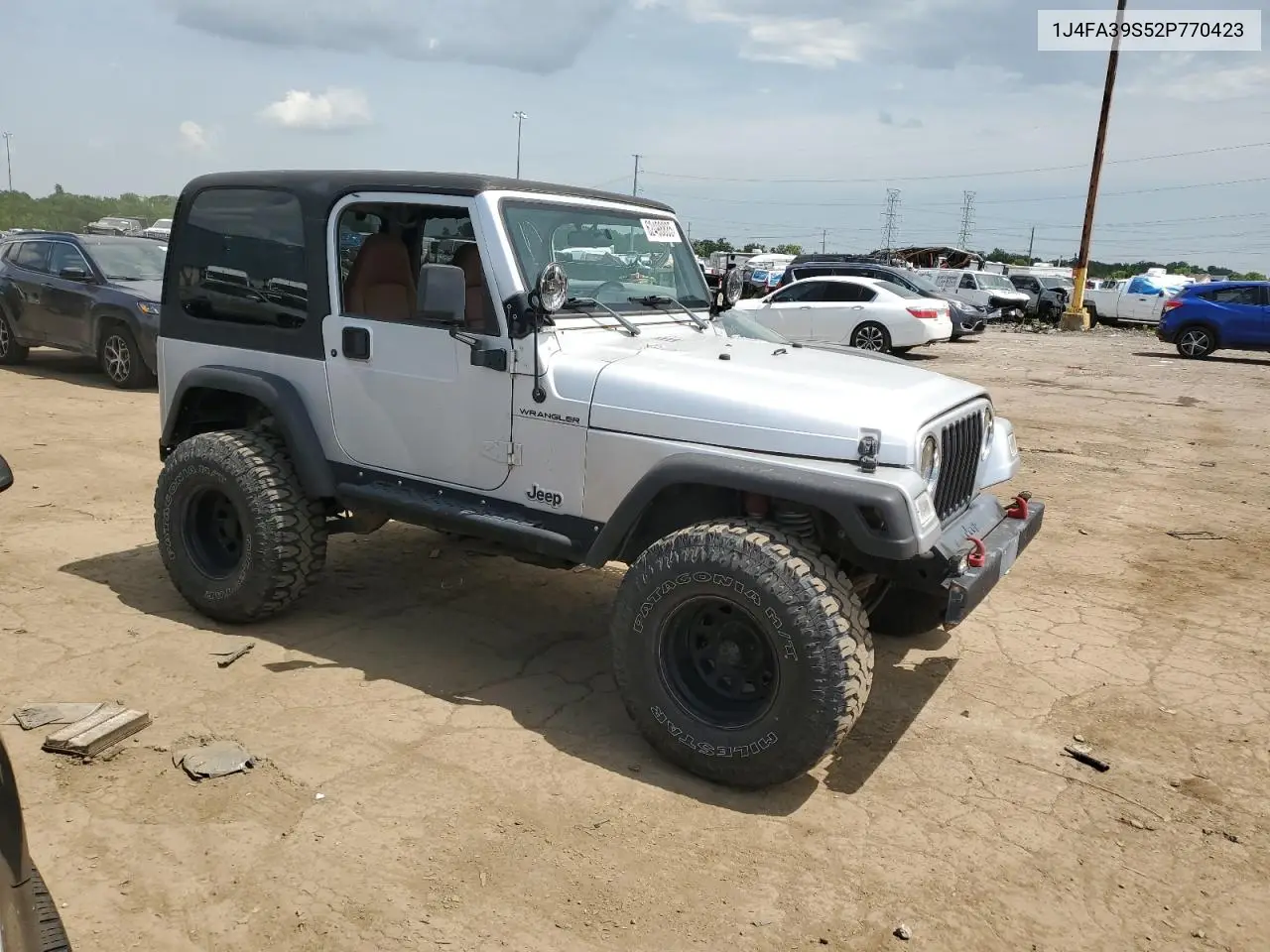 2002 Jeep Wrangler / Tj X VIN: 1J4FA39S52P770423 Lot: 62498885