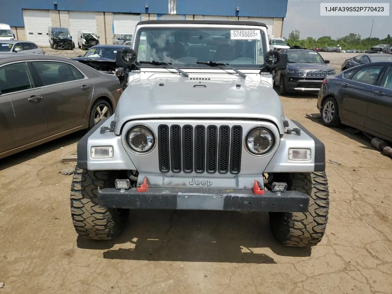 2002 Jeep Wrangler / Tj X VIN: 1J4FA39S52P770423 Lot: 62498885