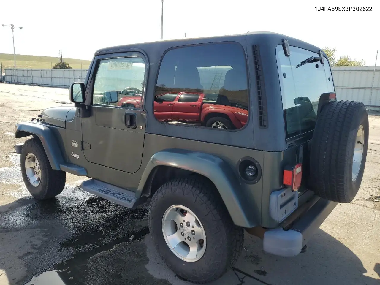 2003 Jeep Wrangler / Tj Sahara VIN: 1J4FA59SX3P302622 Lot: 52756105
