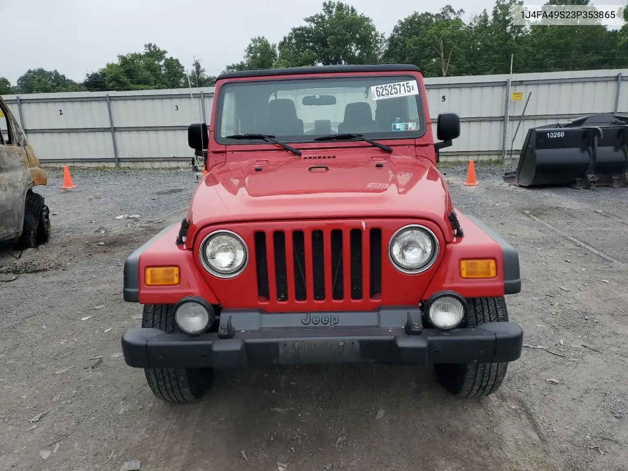 2003 Jeep Wrangler / Tj Sport VIN: 1J4FA49S23P353865 Lot: 62525715