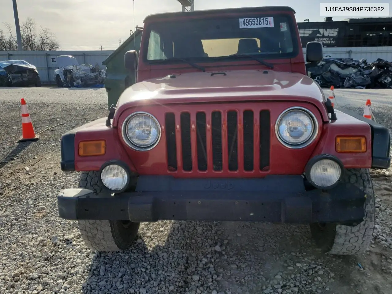 2004 Jeep Wrangler X VIN: 1J4FA39S84P736382 Lot: 49553815