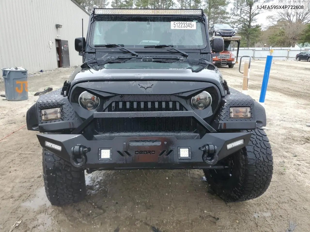2004 Jeep Wrangler / Tj Sahara VIN: 1J4FA59SX4P722608 Lot: 51223345