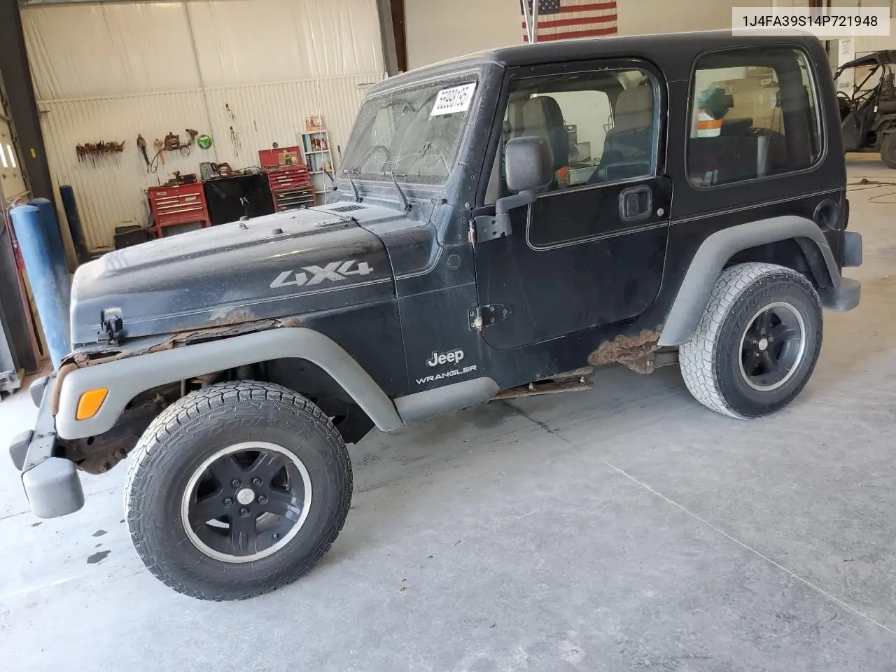 2004 Jeep Wrangler X VIN: 1J4FA39S14P721948 Lot: 55998195