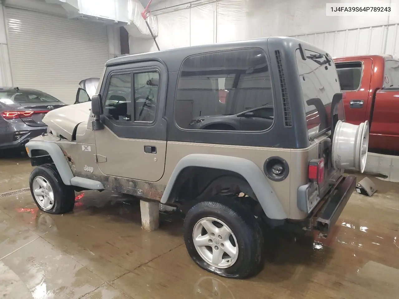 2004 Jeep Wrangler X VIN: 1J4FA39S64P789243 Lot: 56286185