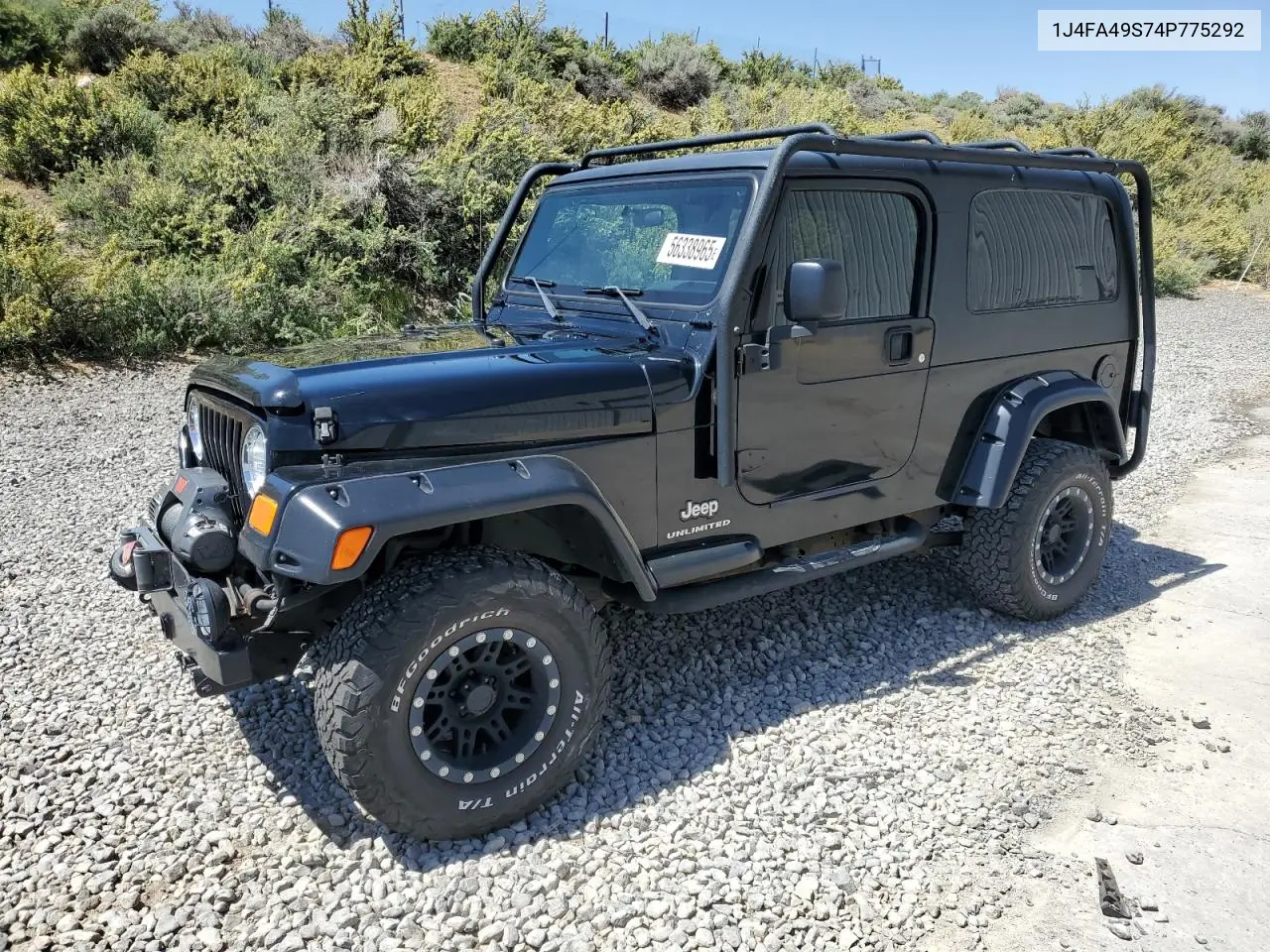 2004 Jeep Wrangler / Tj Sport VIN: 1J4FA49S74P775292 Lot: 56338965