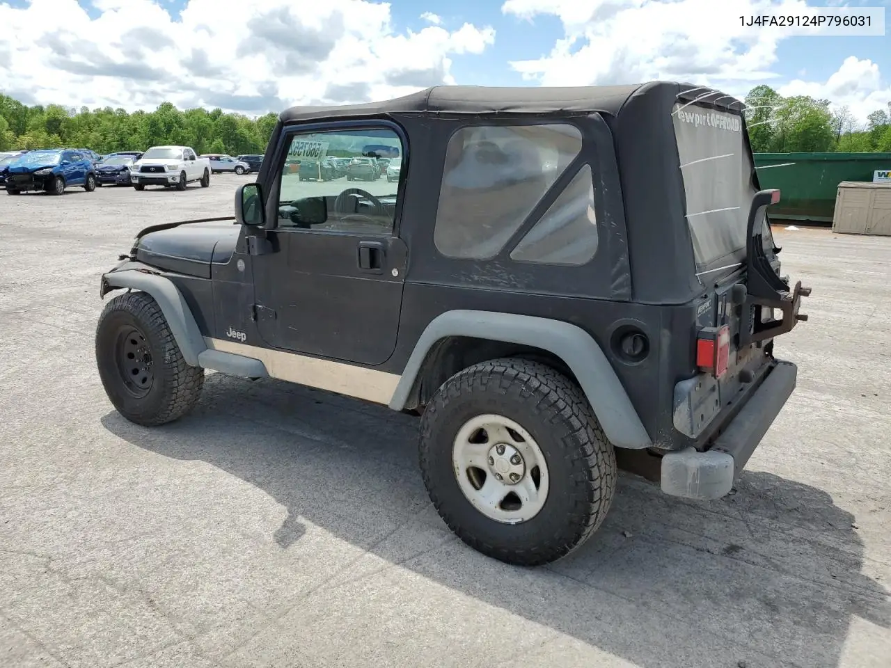 2004 Jeep Wrangler / Tj Se VIN: 1J4FA29124P796031 Lot: 56875525