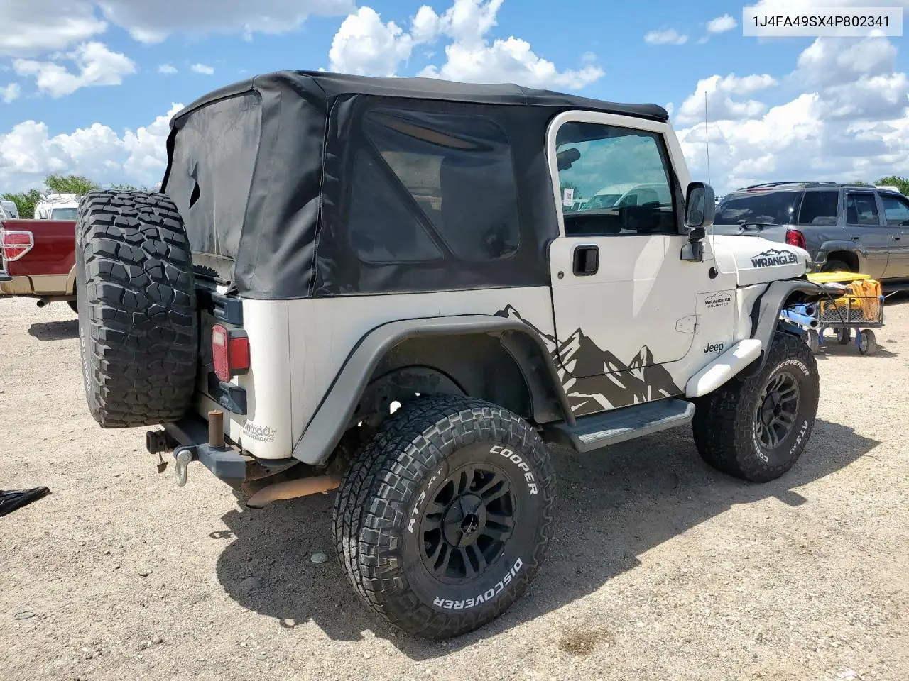 2004 Jeep Wrangler / Tj Sport VIN: 1J4FA49SX4P802341 Lot: 62752565