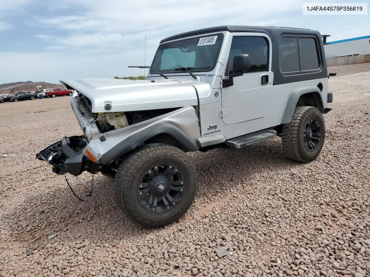 2005 Jeep Wrangler / Tj Unlimited VIN: 1J4FA44S75P356819 Lot: 51013485