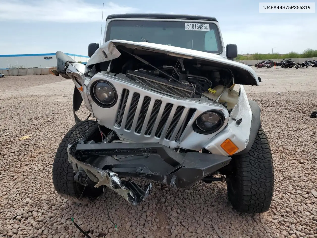 2005 Jeep Wrangler / Tj Unlimited VIN: 1J4FA44S75P356819 Lot: 51013485