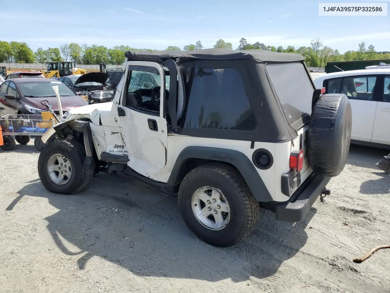 2005 Jeep Wrangler X VIN: 1J4FA39S75P332586 Lot: 53334725