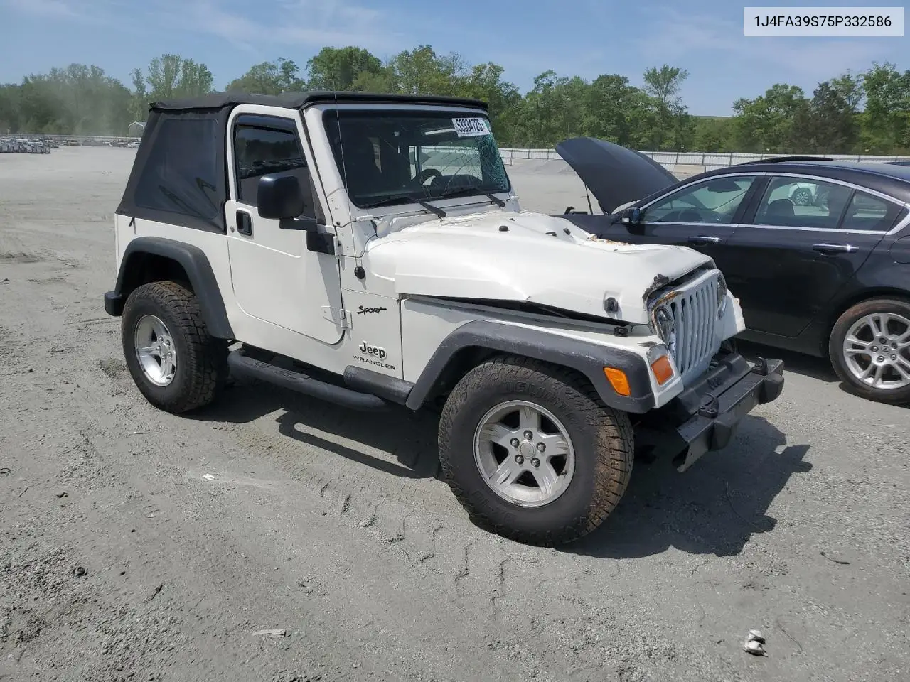 2005 Jeep Wrangler X VIN: 1J4FA39S75P332586 Lot: 53334725