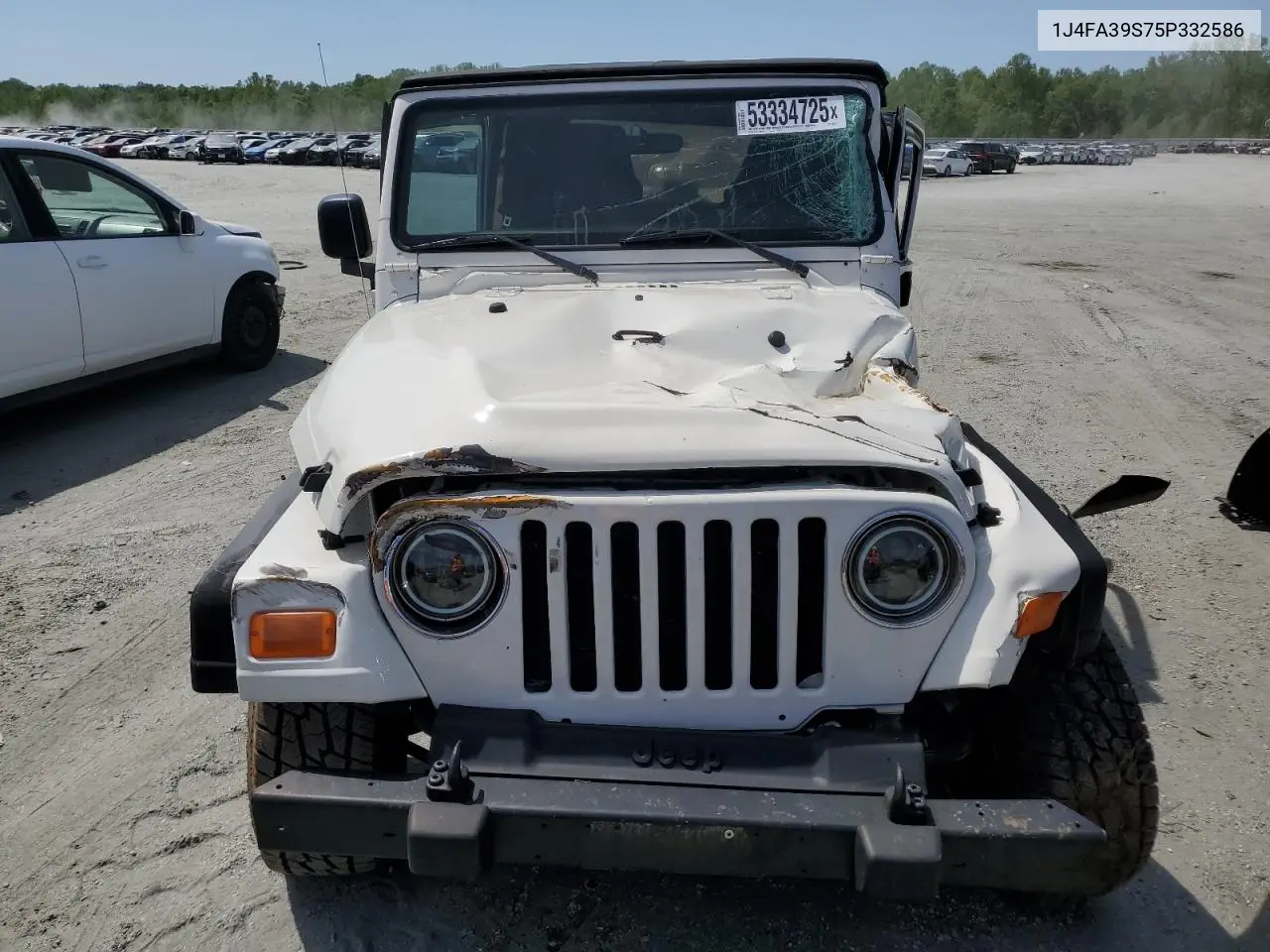 2005 Jeep Wrangler X VIN: 1J4FA39S75P332586 Lot: 53334725
