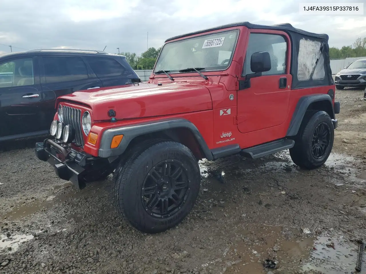 2005 Jeep Wrangler X VIN: 1J4FA39S15P337816 Lot: 55957725