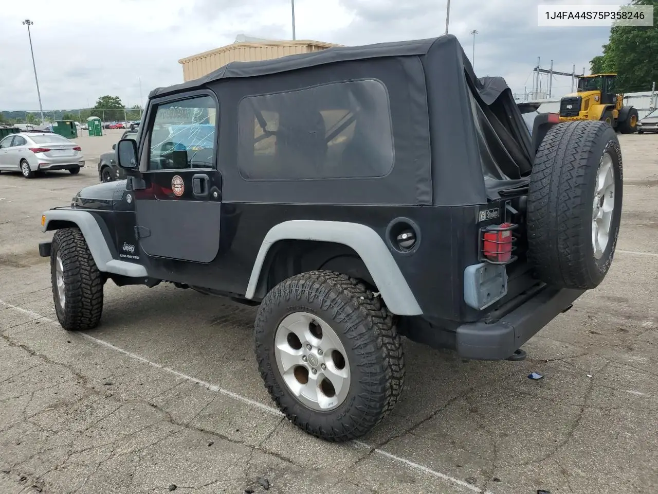2005 Jeep Wrangler / Tj Unlimited VIN: 1J4FA44S75P358246 Lot: 60958695