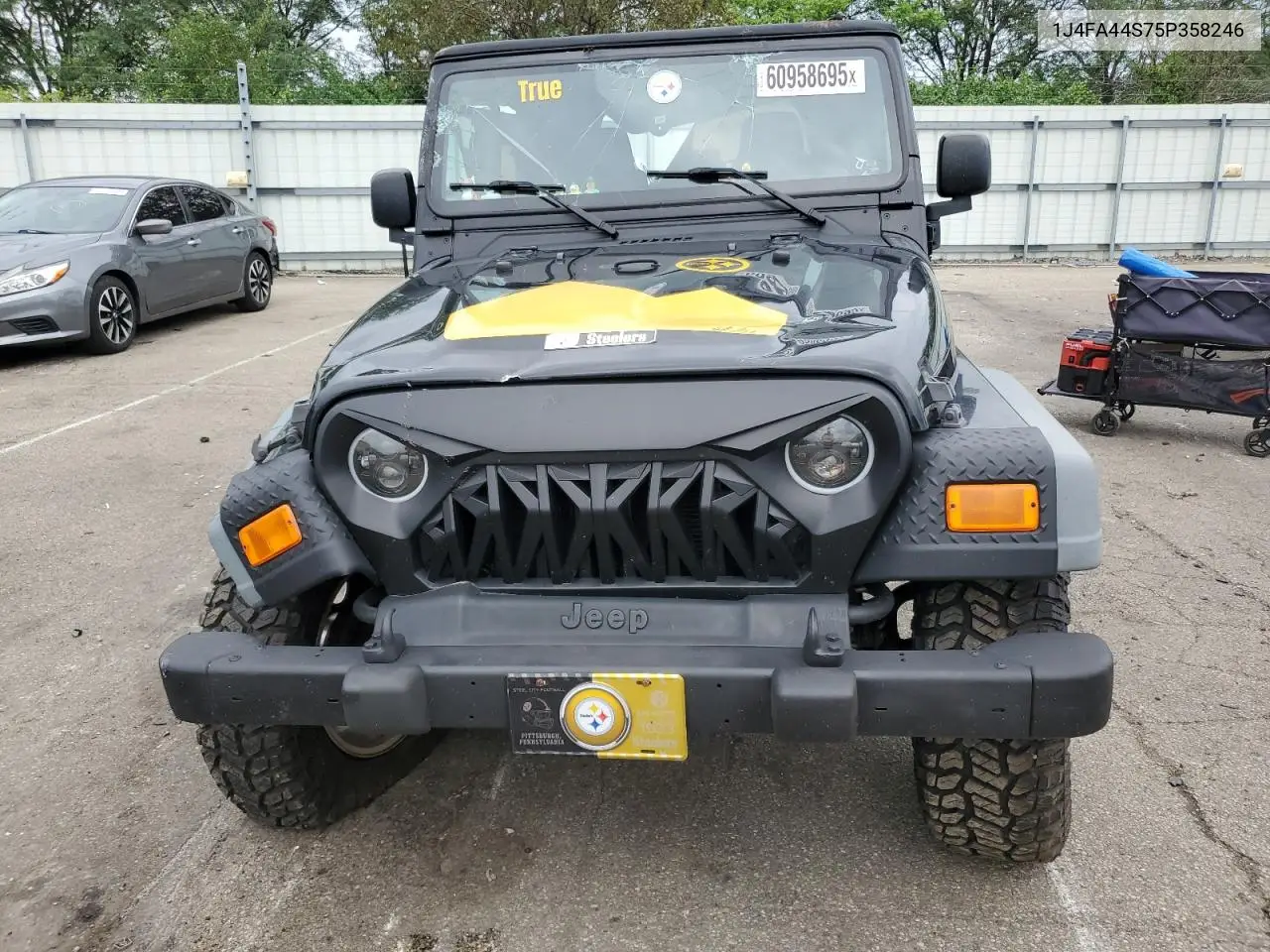 2005 Jeep Wrangler / Tj Unlimited VIN: 1J4FA44S75P358246 Lot: 60958695