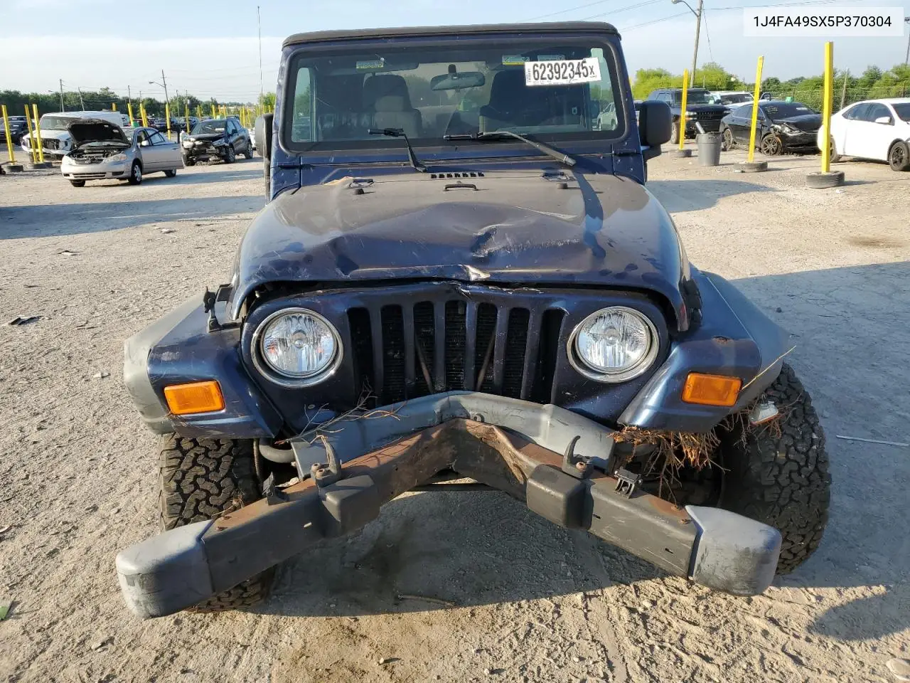 2005 Jeep Wrangler / Tj Sport VIN: 1J4FA49SX5P370304 Lot: 62392345
