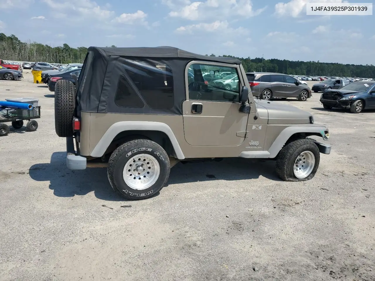 2005 Jeep Wrangler X VIN: 1J4FA39S25P301939 Lot: 62480995
