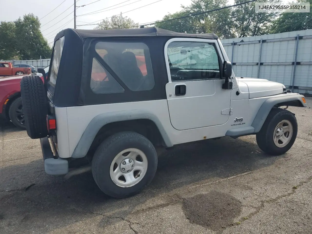 2005 Jeep Wrangler / Tj Se VIN: 1J4FA29S55P355214 Lot: 62555315