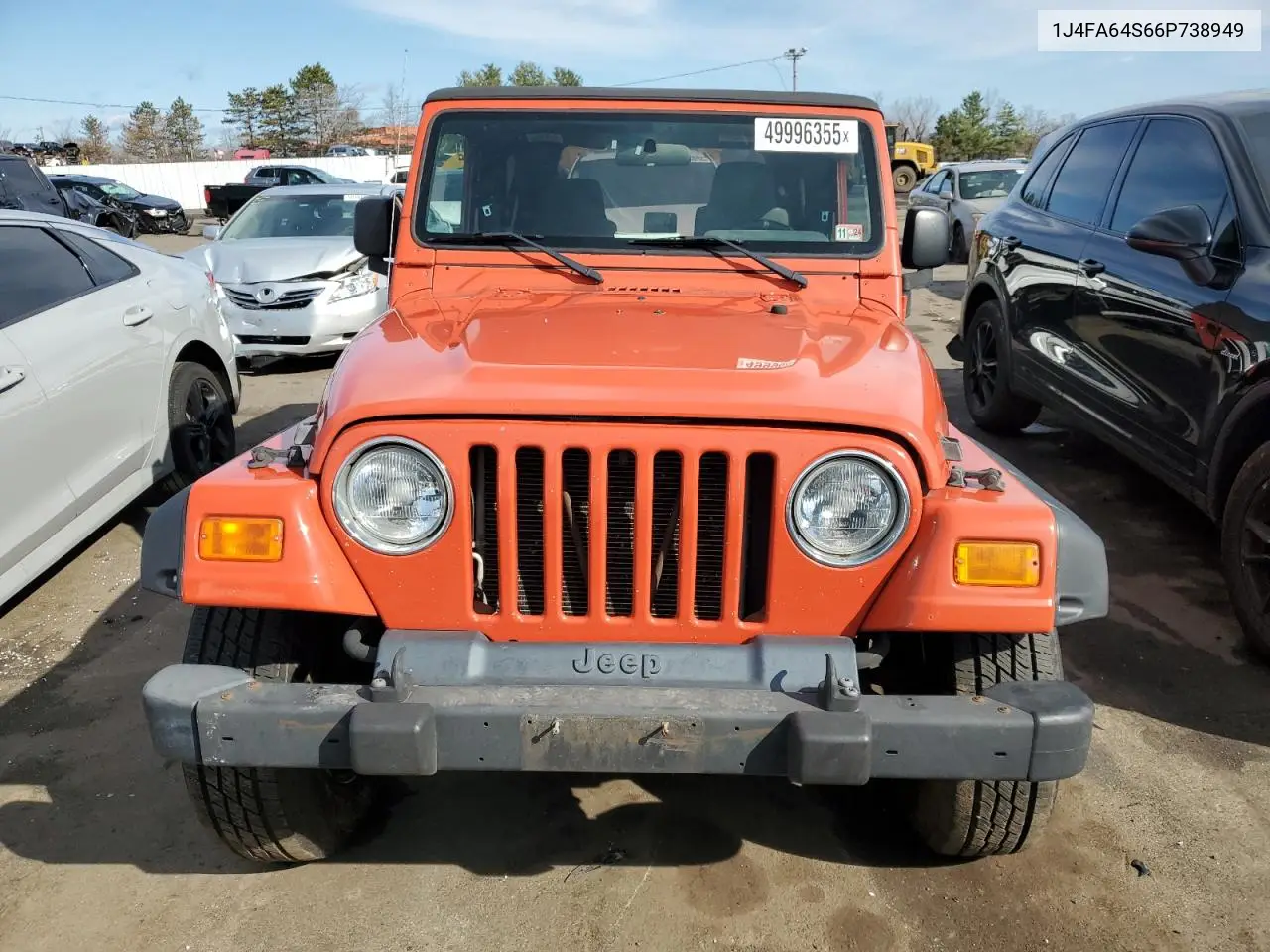 2006 Jeep Wrangler / Tj Unlimited Rubicon VIN: 1J4FA64S66P738949 Lot: 49996355
