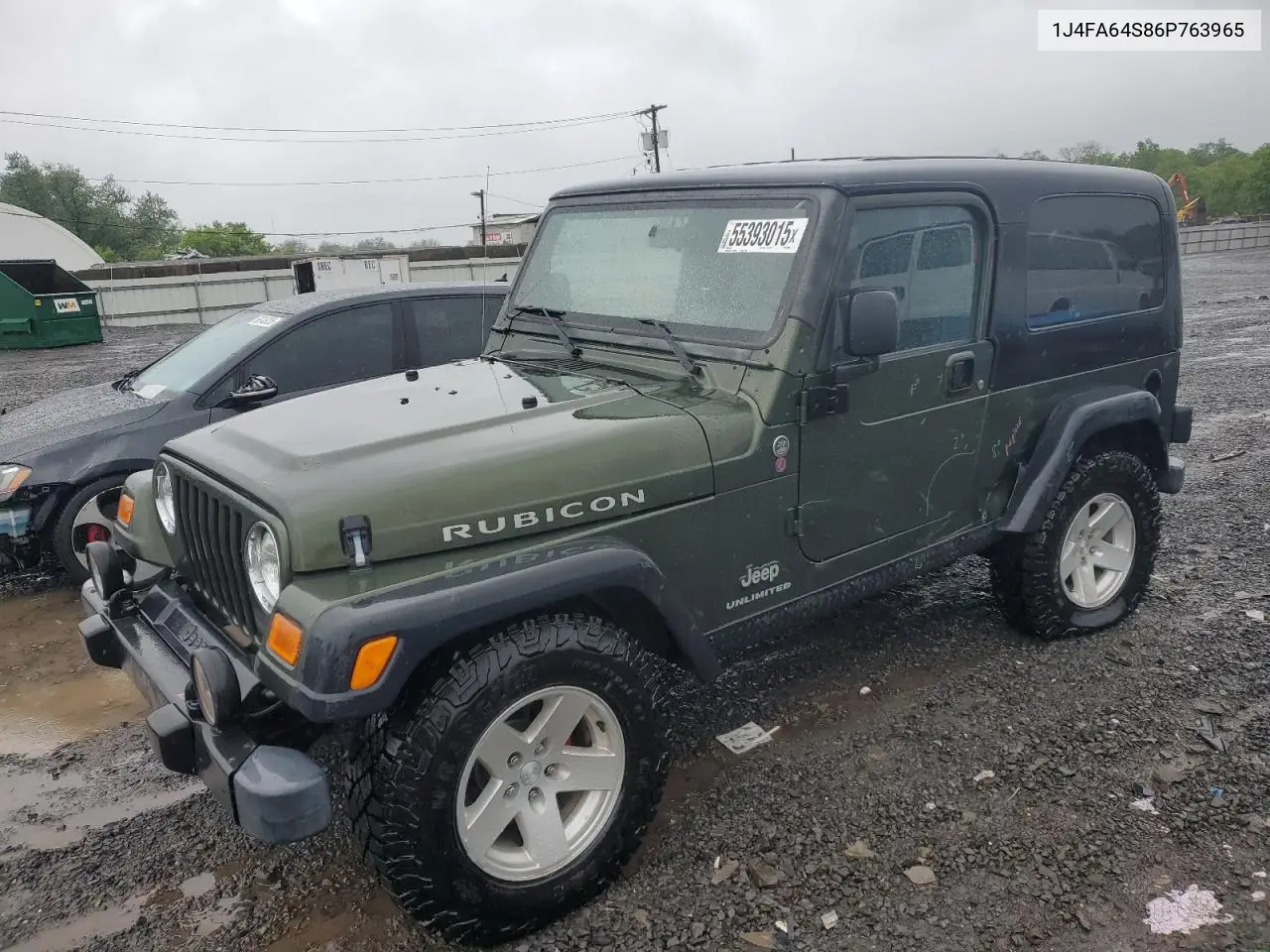1j4fa64s86p763965 1J4FA64S86P763965 2006 Jeep Wrangler / Tj Unlimited Rubicon