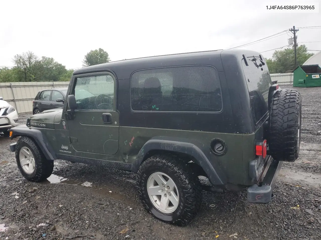 1j4fa64s86p763965 1J4FA64S86P763965 2006 Jeep Wrangler / Tj Unlimited Rubicon