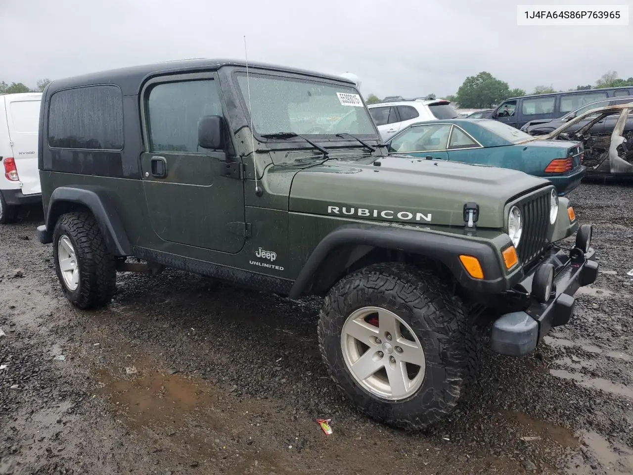 1j4fa64s86p763965 1J4FA64S86P763965 2006 Jeep Wrangler / Tj Unlimited Rubicon
