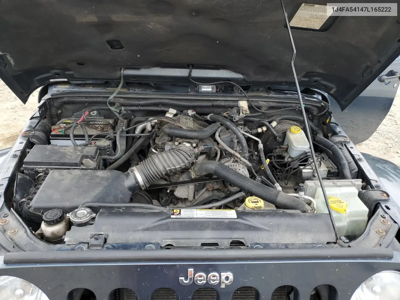 2007 Jeep Wrangler Sahara VIN: 1J4FA54147L165222 Lot: 62819495