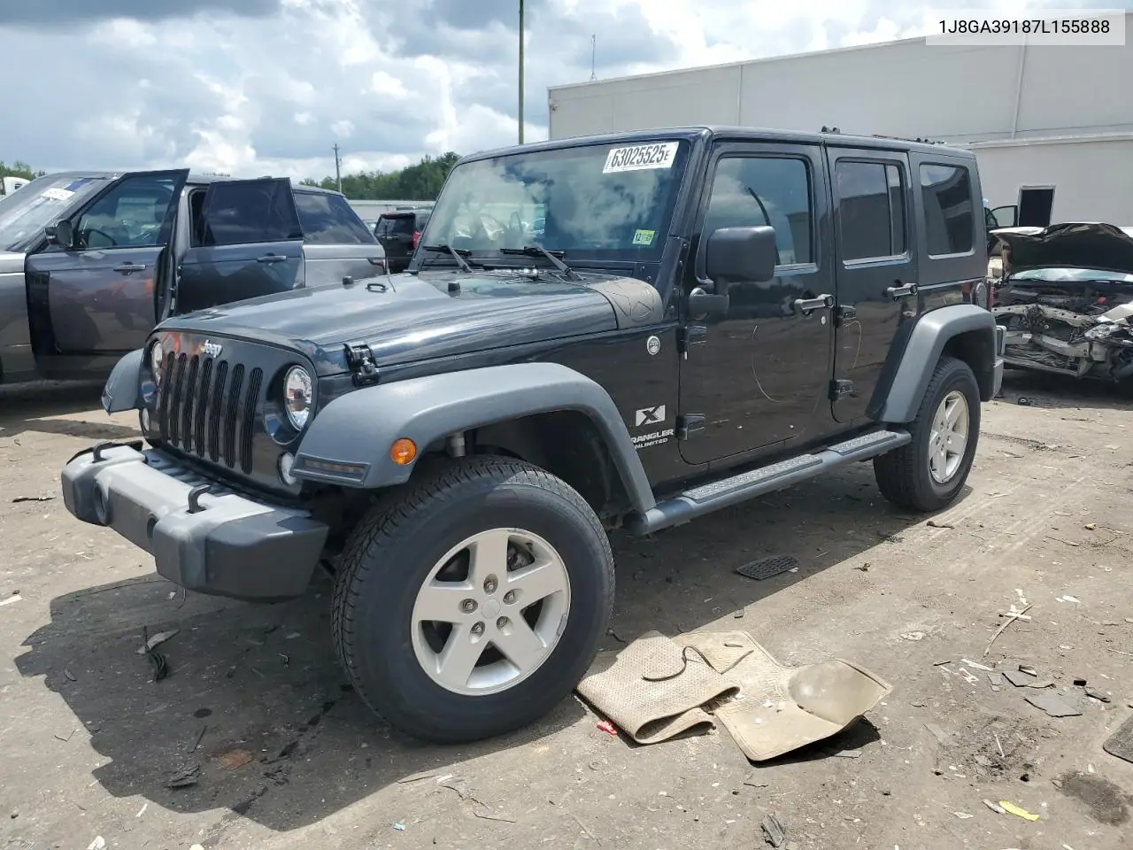 2007 Jeep Wrangler X VIN: 1J8GA39187L155888 Lot: 63025525