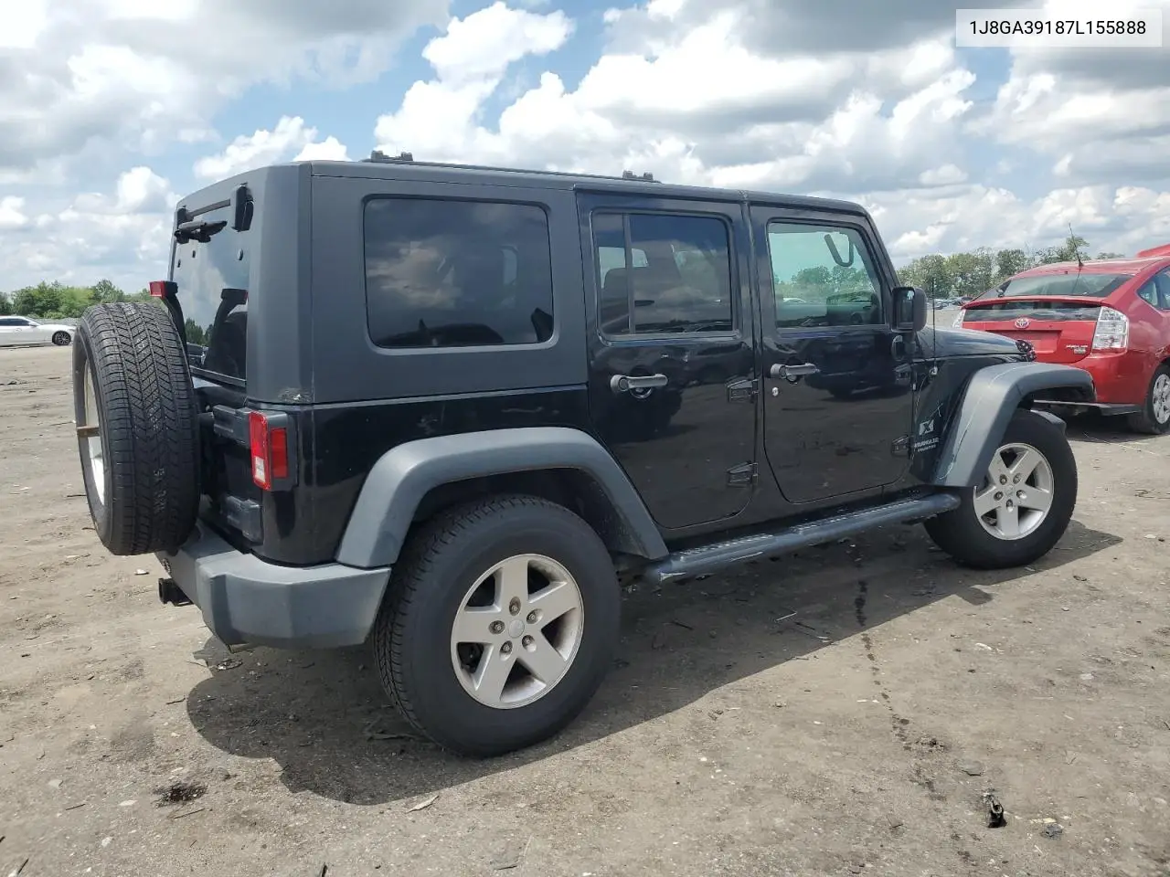 2007 Jeep Wrangler X VIN: 1J8GA39187L155888 Lot: 63025525